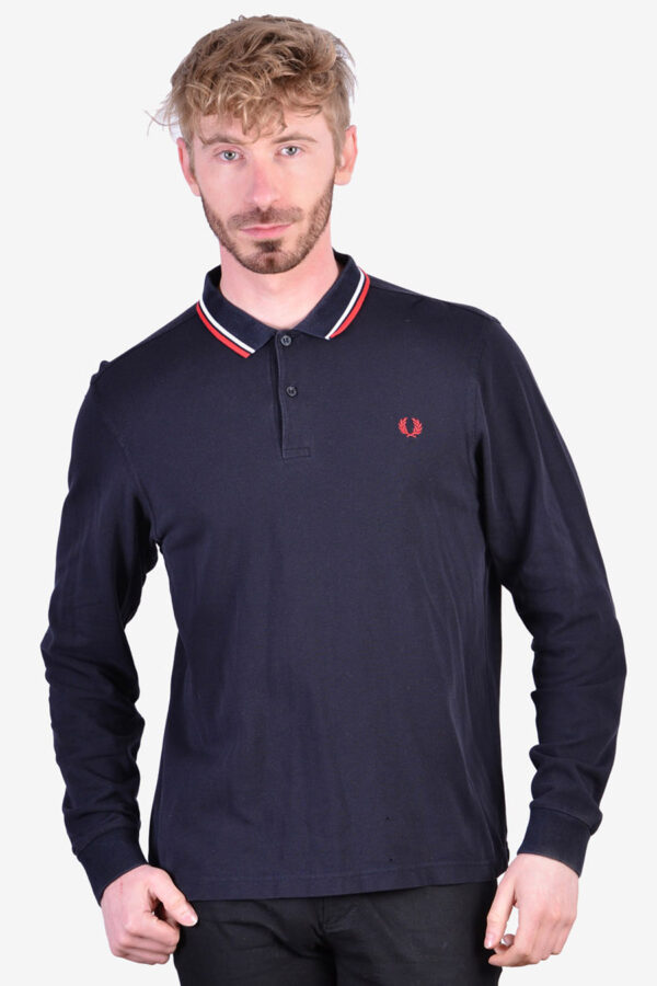 Fred Perry vintage long sleeved polo shirt