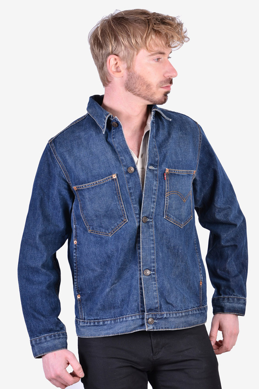 Vintage Mens Levis Engineered 70511 04 Jeans Denim Jacket Size | vlr.eng.br