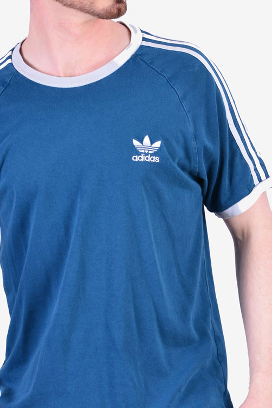 Vintage Adidas Blue T Shirt 