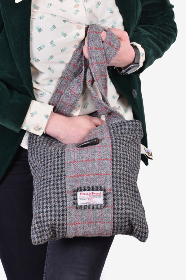 Vintage Harris Tweed tote bag