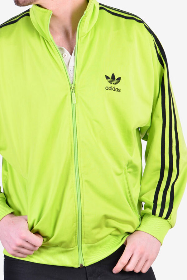 green adidas firebird track jacket