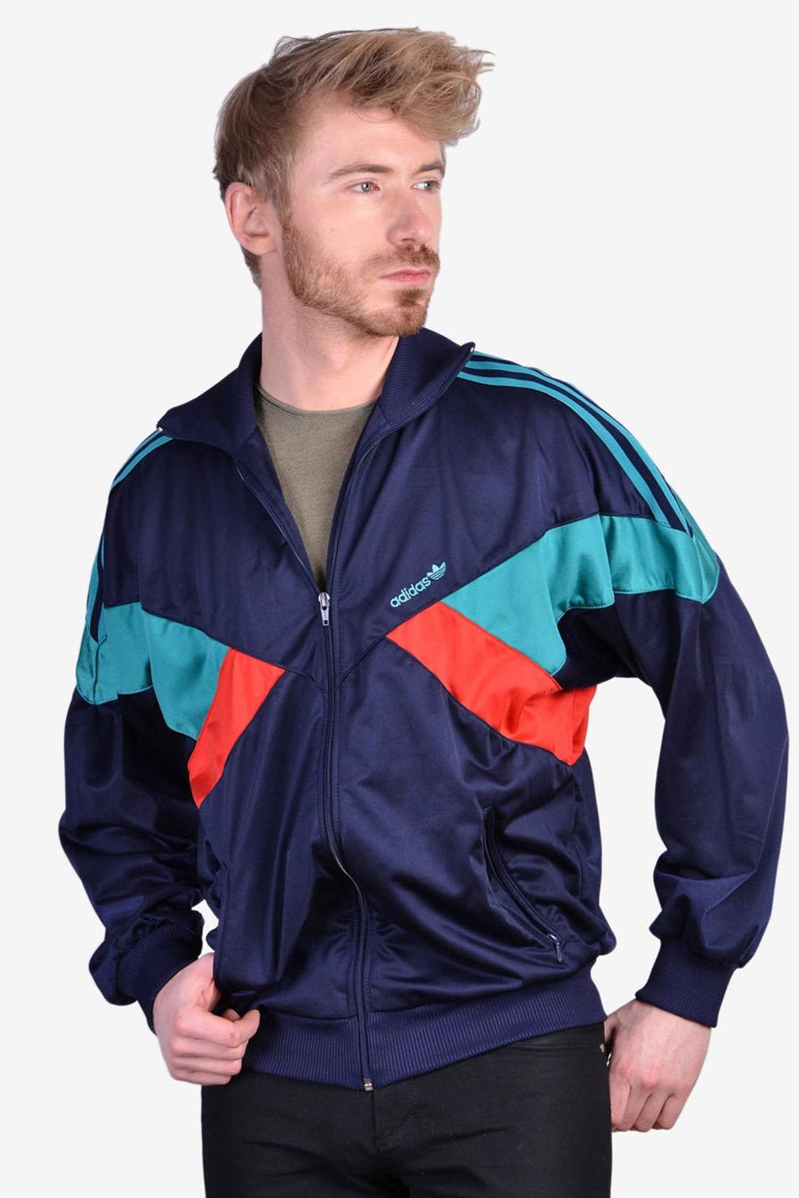 Vintage Adidas Track Top | Size L - From Brick Vintage