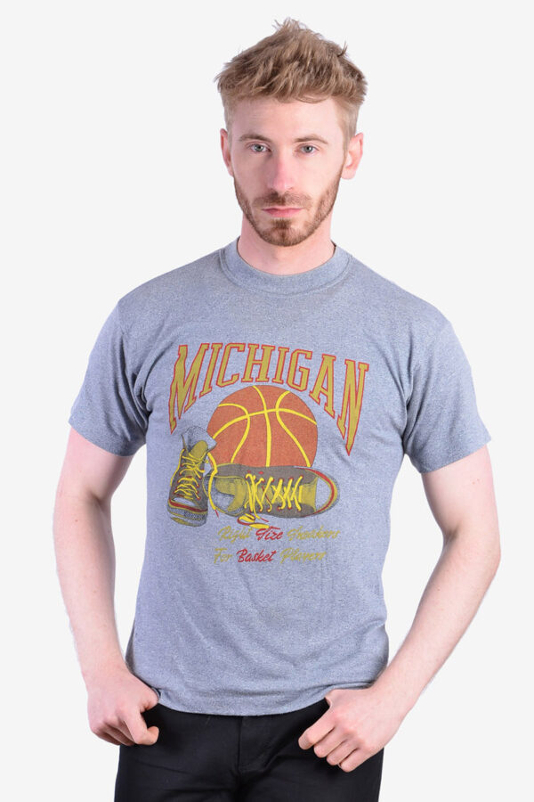Vintage 1980's Michigan Basketball t shirt