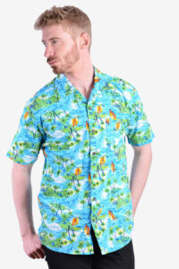 Palm Leaf Hawaiian Shirt (M) – Sunbeam Vintage