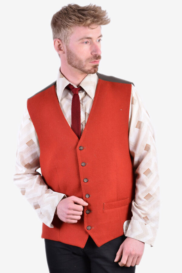 Vintage red waistcoat