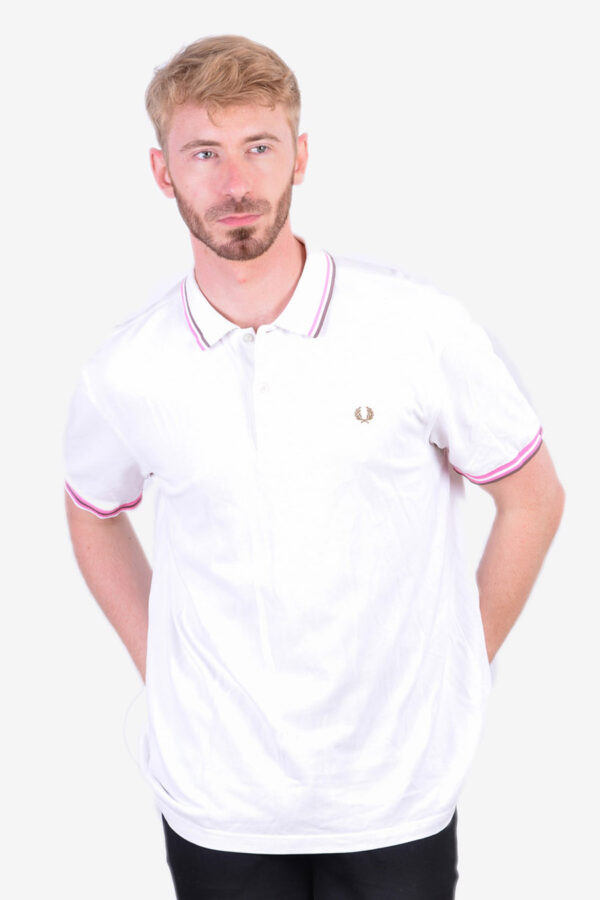 Fred Perry vintage white polo shirt