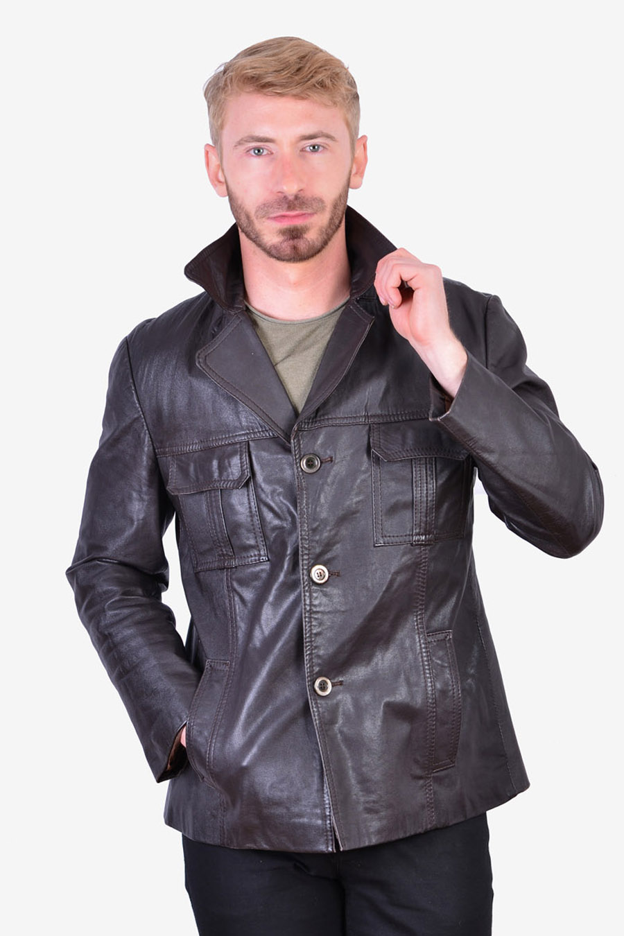 Vintage 1970's Leather Jacket | Size M - Brick Vintage