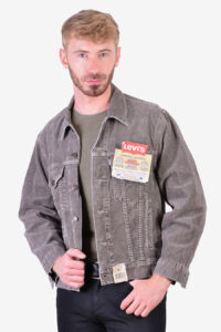 Vintage 1980's Levi's 70503 Brown Corduroy Jacket | Size S