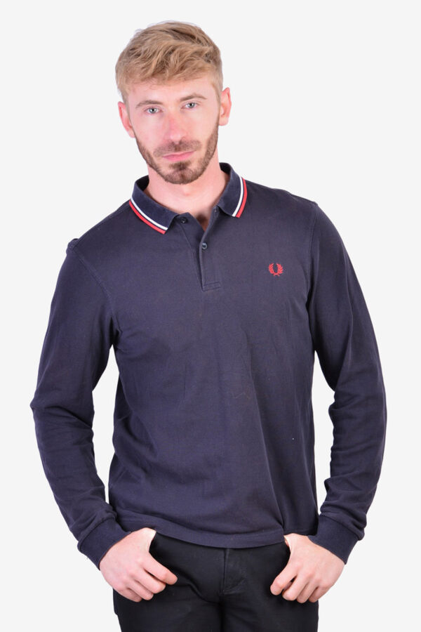 Vintage Fred Perry long sleeved polo shirt