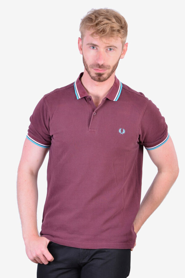 Fred Perry vintage maroon polo shirt