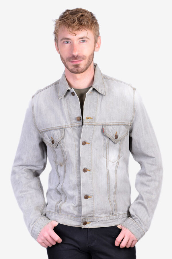 Vintage Levi's grey denim jacket