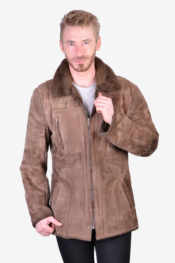 Vintage C&A suede coat