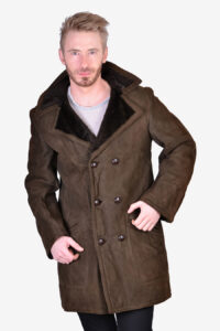 Vintage 1960's sheepskin suede coat