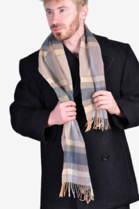 Vintage Burberrys plaid scarf