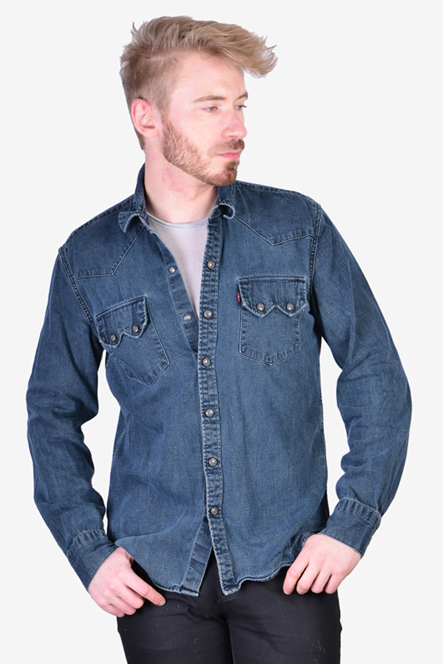 Vintage Levi's Denim Western Shirt 