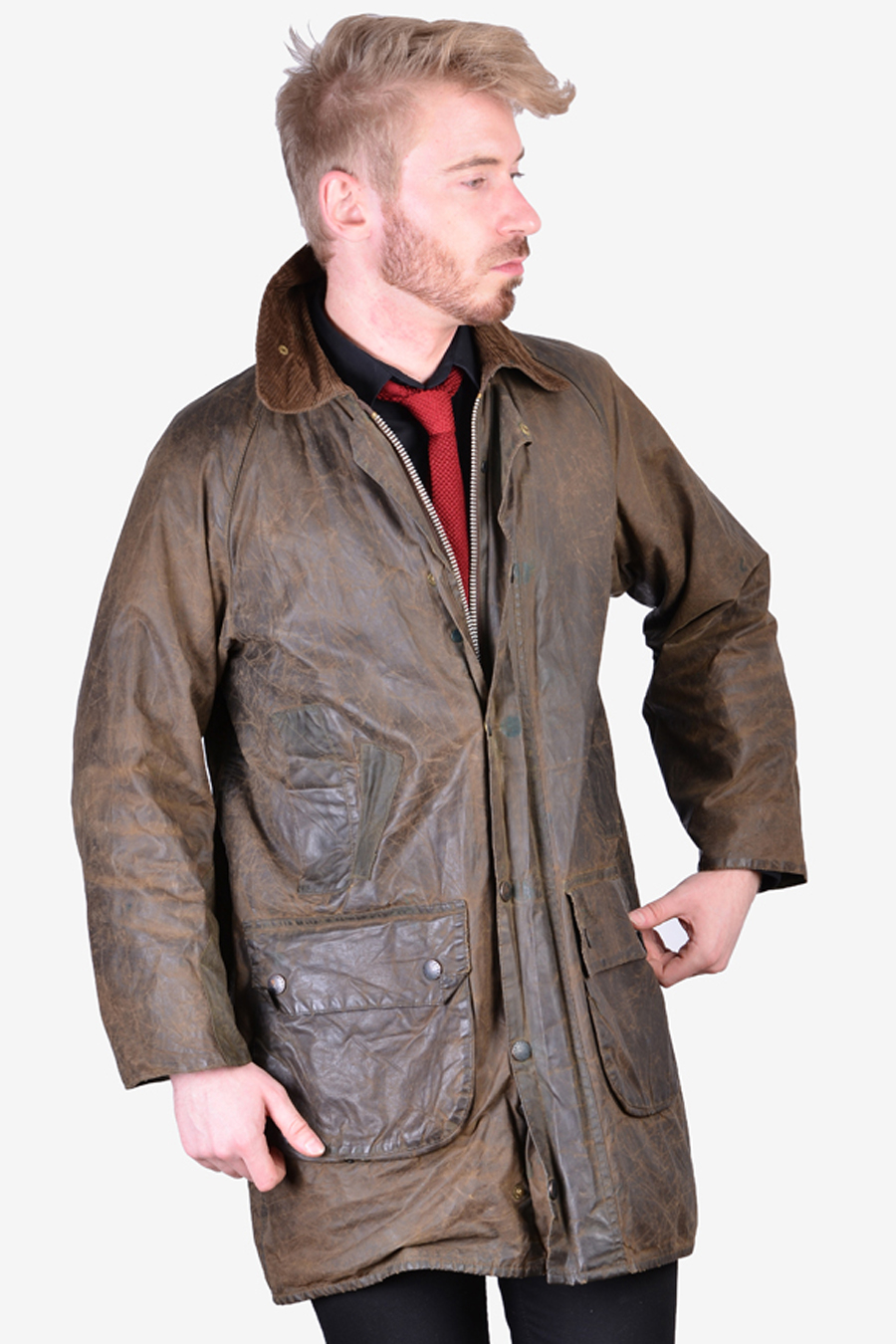 barbour mens gamefair waxed jacket