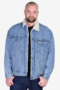 Vintage Levi's denim sherpa jacket