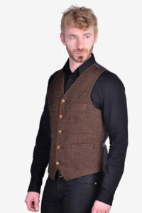 Vintage tweed waistcoat