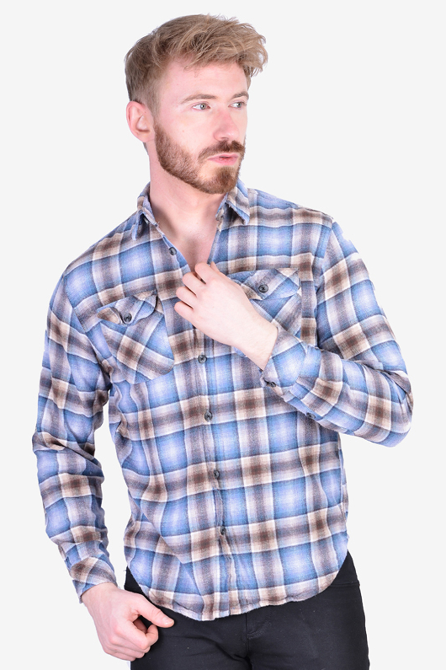 Vintage Plaid Flannel Shirt | Size S - Brick Vintage