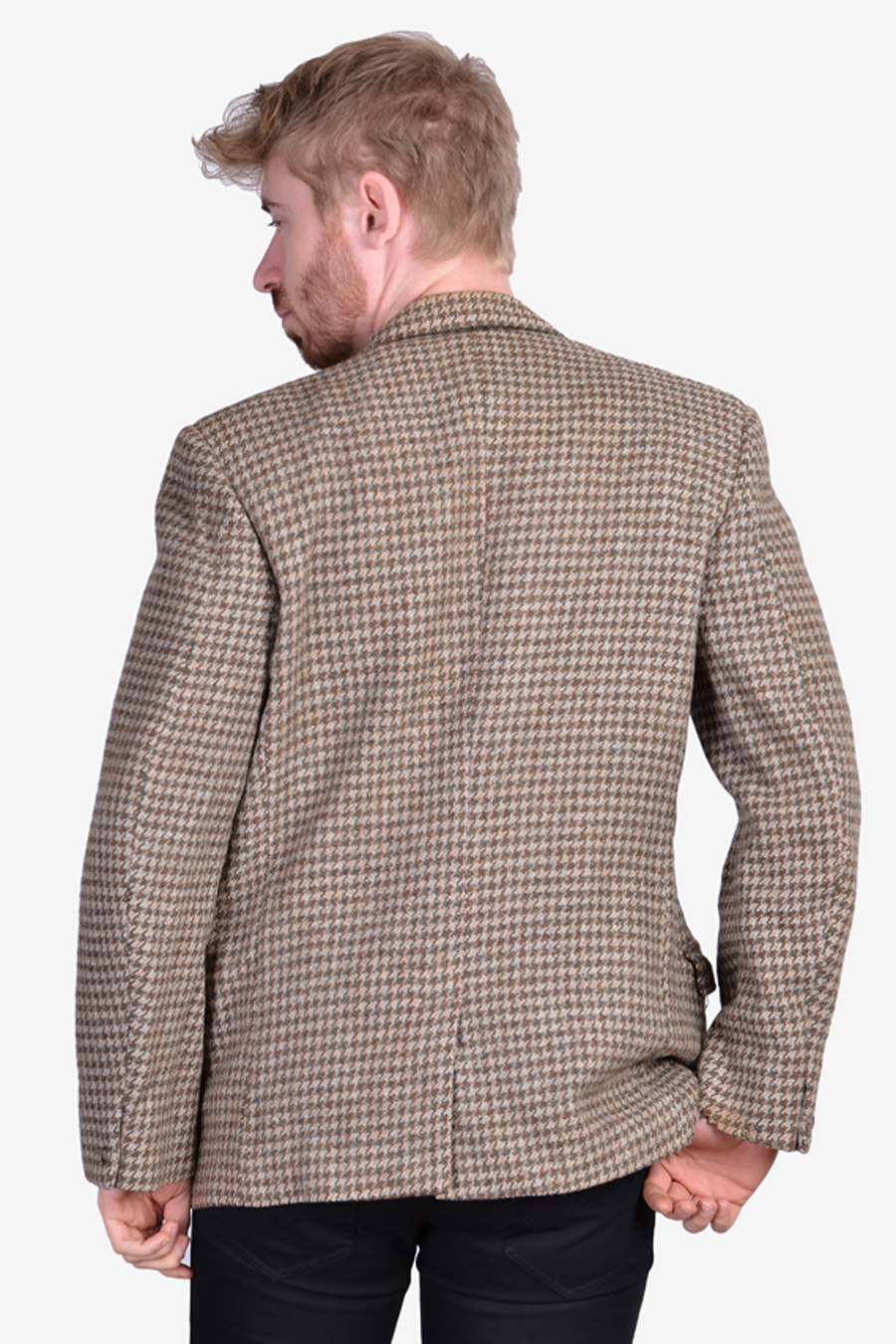 Vintage 1960's Burton Harris Tweed Jacket | Size 40 M - Brick Vintage