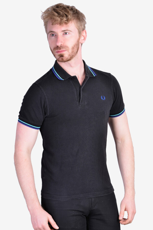 Vintage Fred Perry black polo shirt