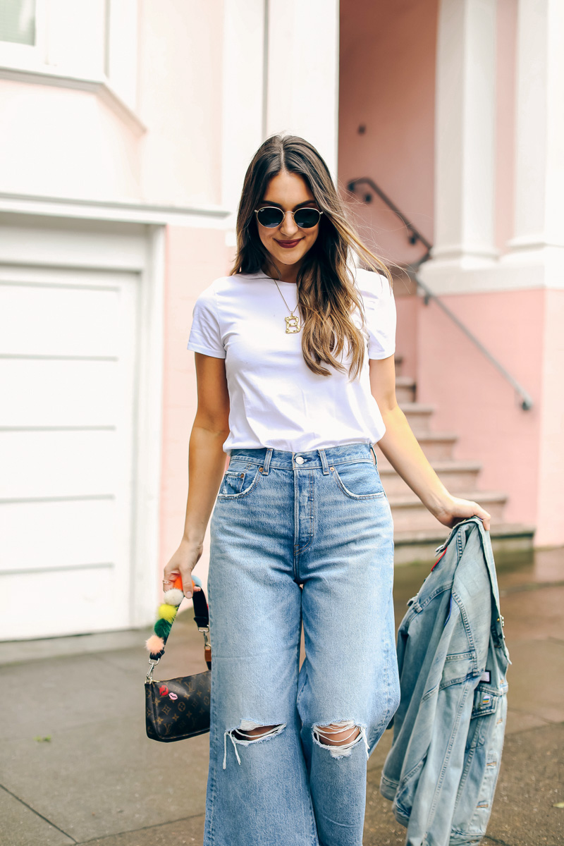 wide leg jeans