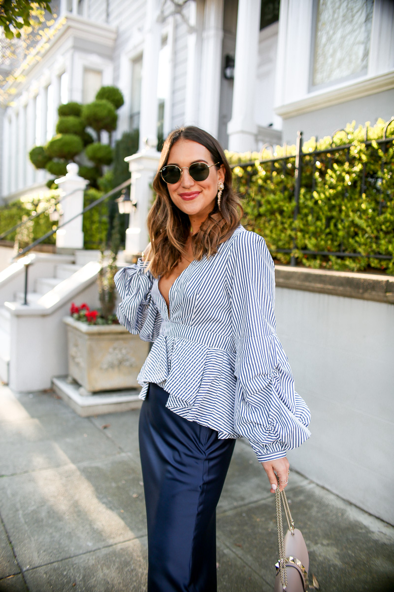 Navy Slip Skirt