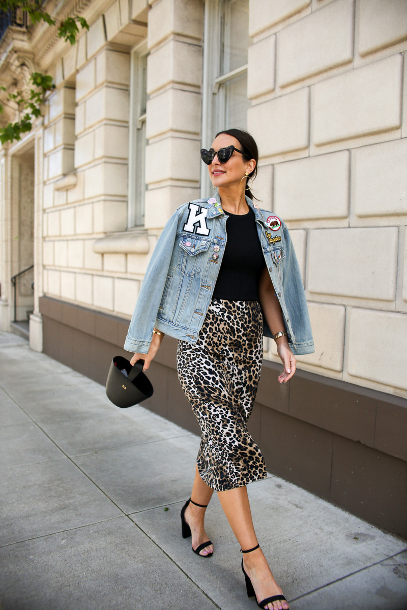 black bucket bag