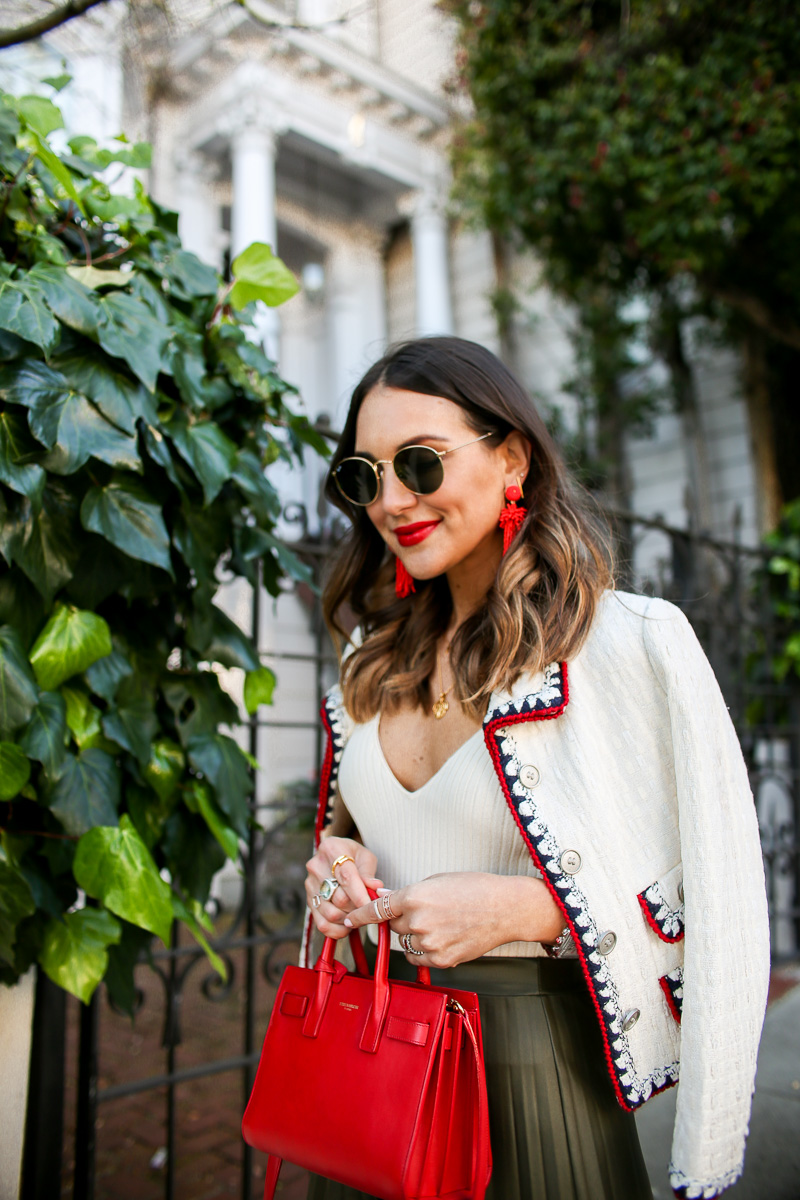 red lisi lerch earrings