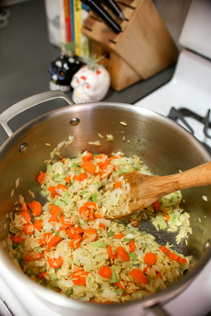 vegetable orzo soup