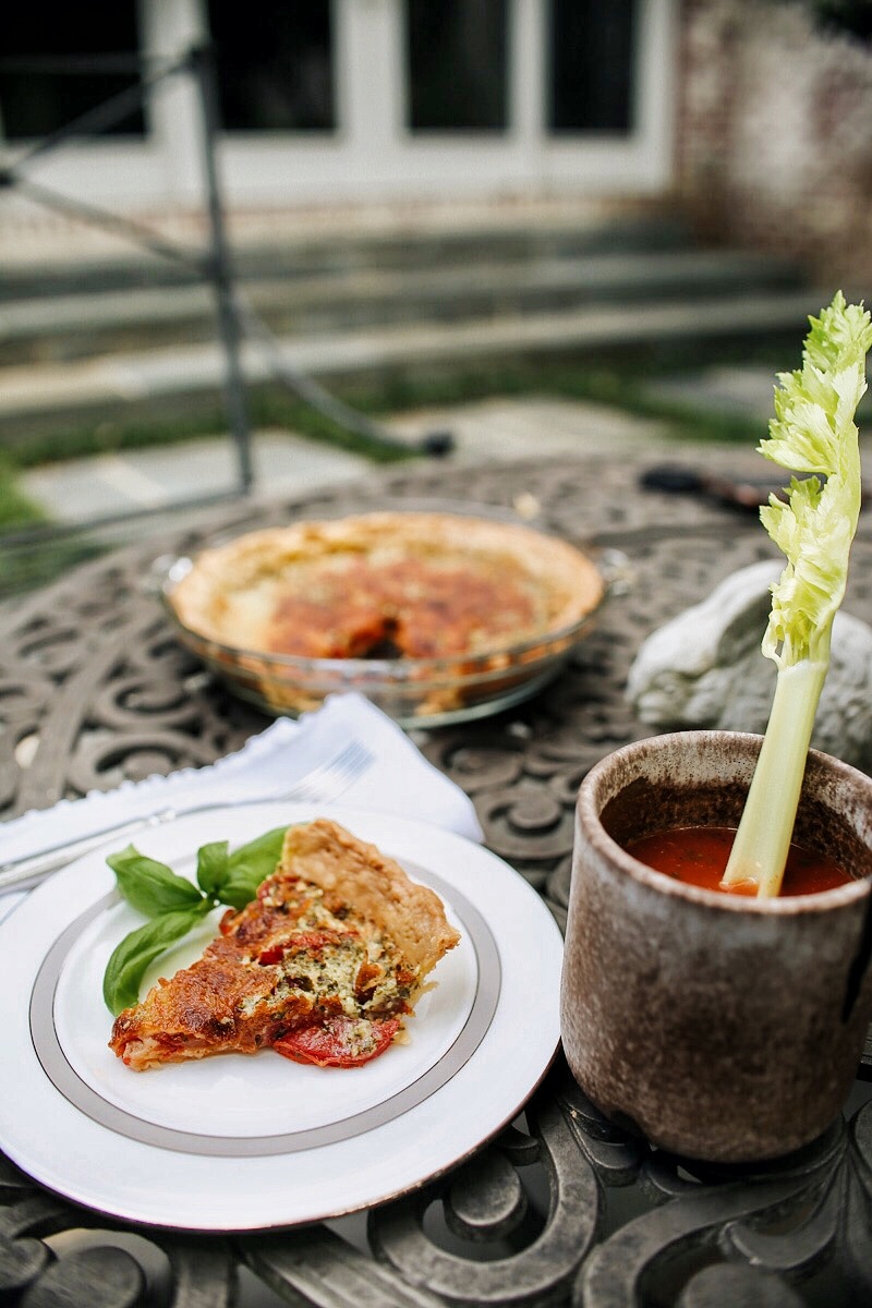 southern tomato pie