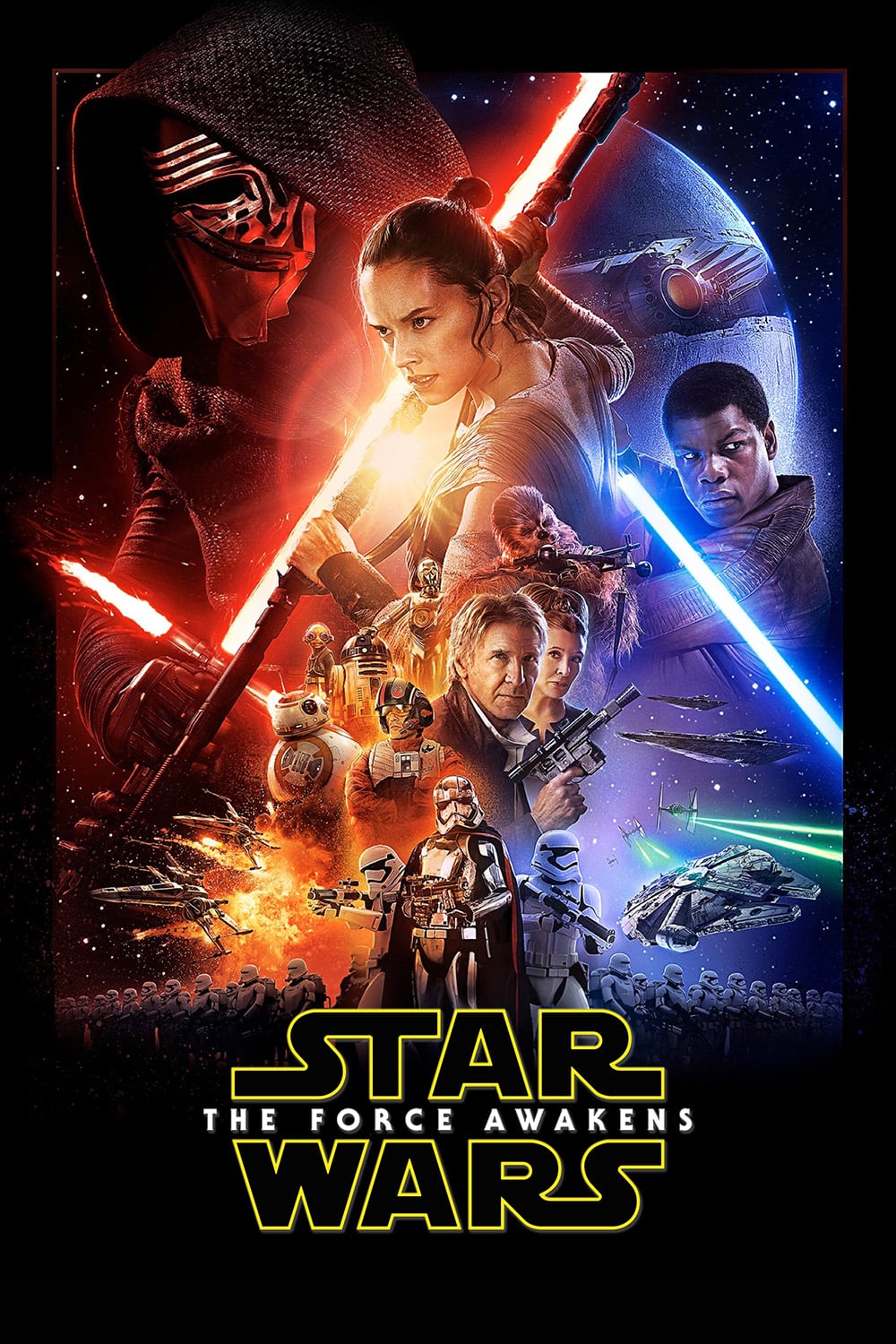 Poster for the movie "Star Wars: The Force Awakens"