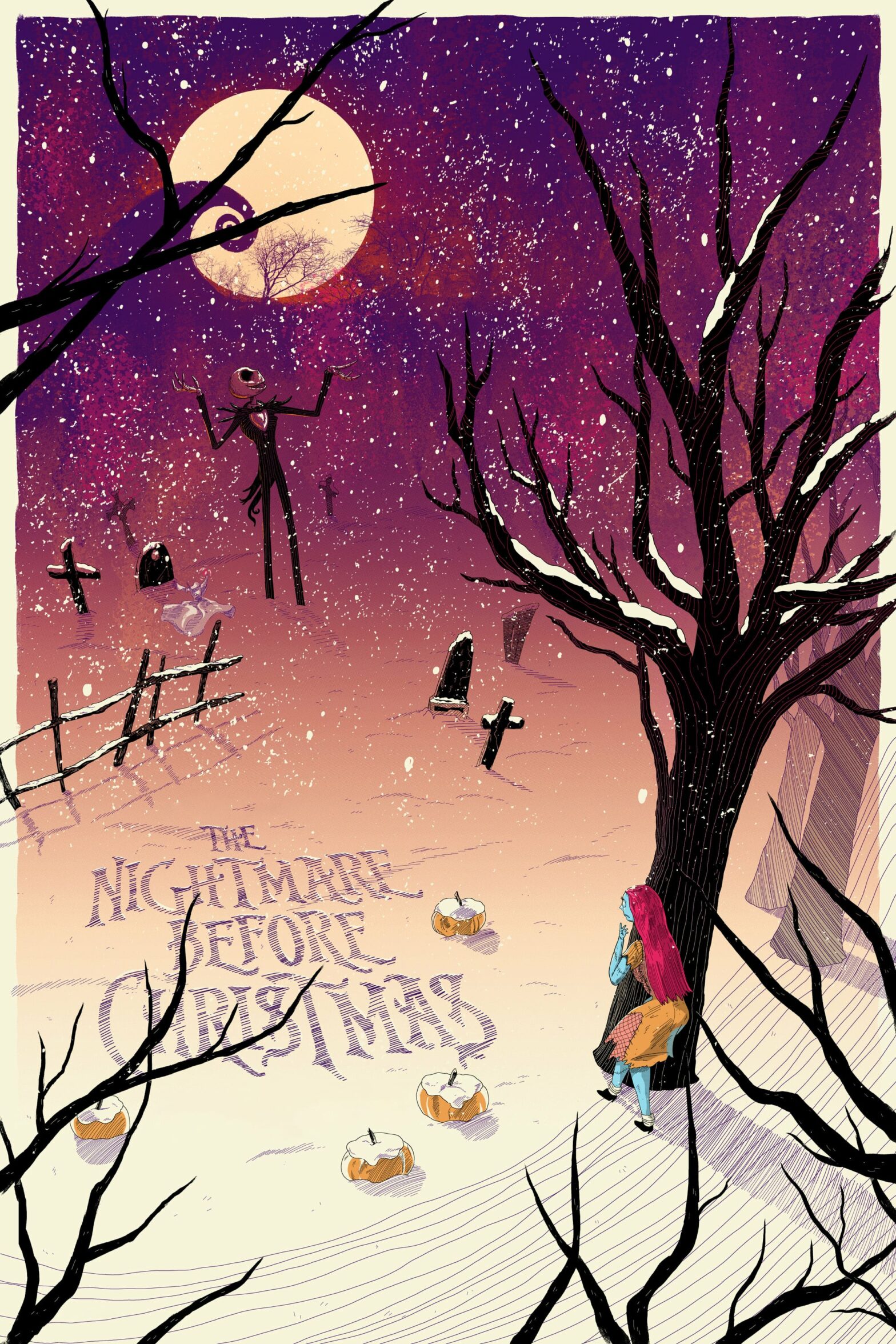 Poster for the movie "The Nightmare Before Christmas"