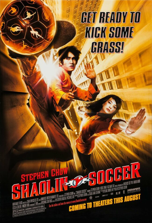 Poster for the movie "Shaolin Soccer"