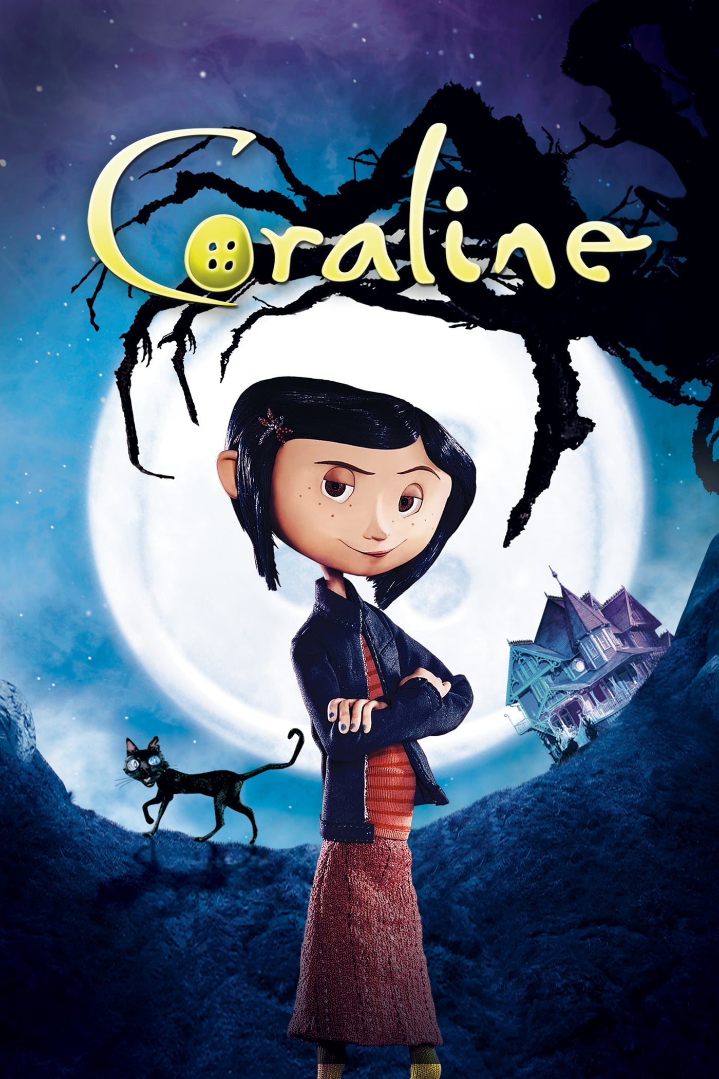 Poster for the movie "Coraline"