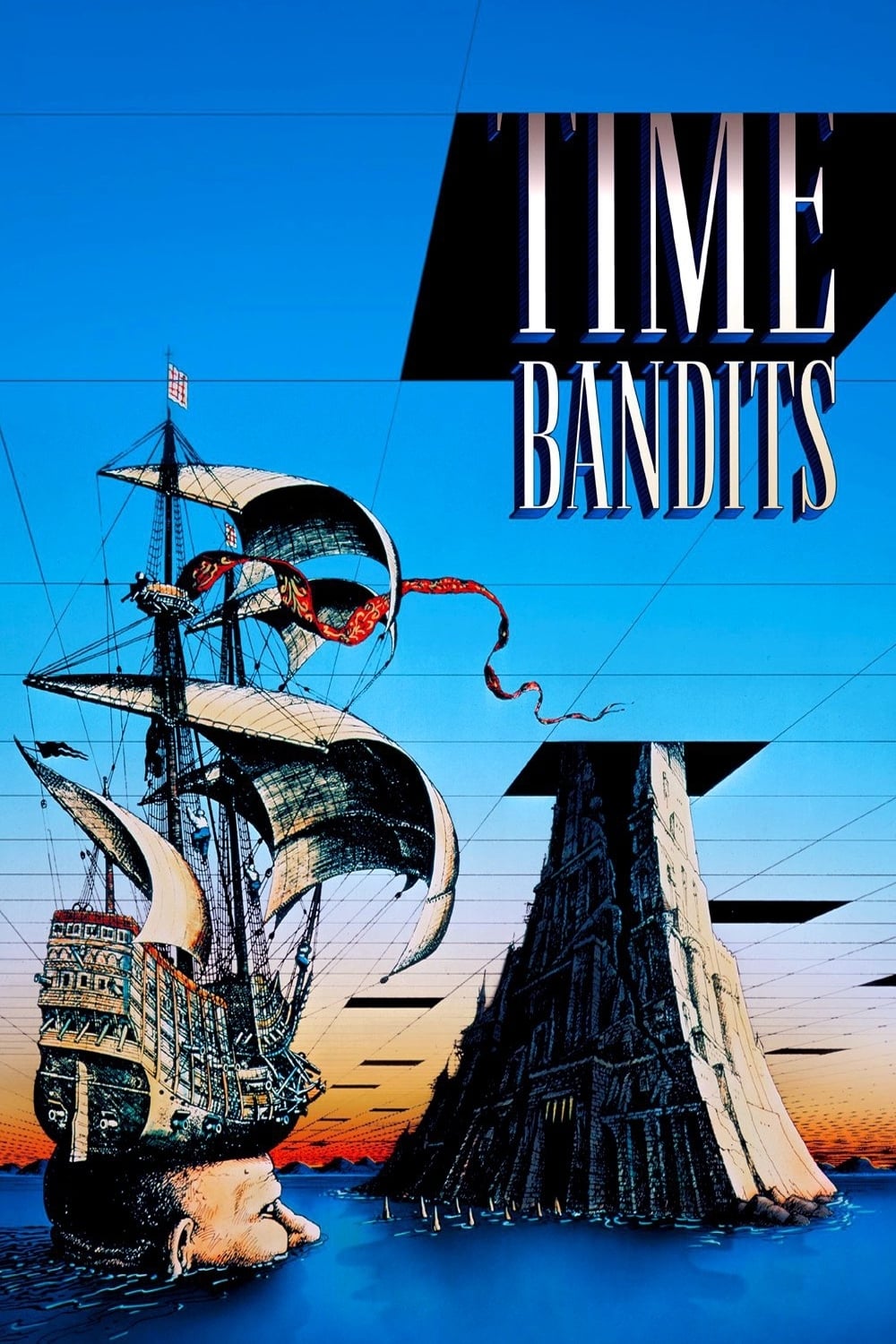 Poster for the movie "Time Bandits"