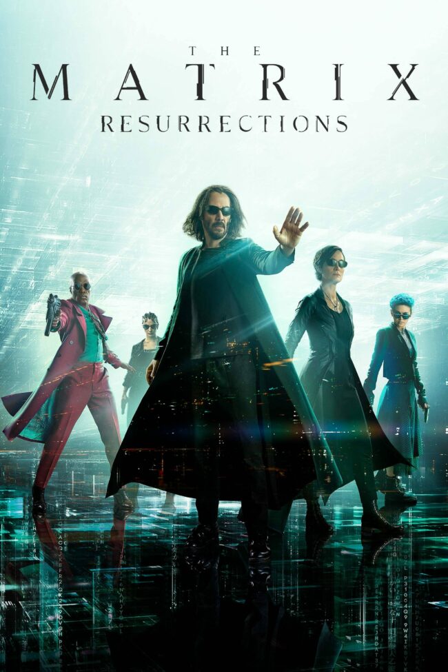 Poster for the movie "The Matrix Resurrections"