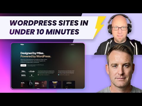 Designing a WordPress site in under 10 minutes with AI