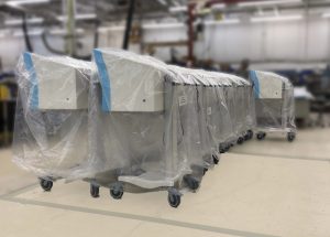 Mid-volume medical device builds ready for shipment