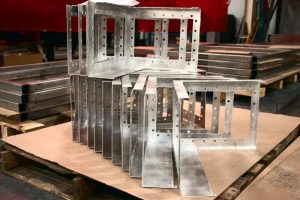 Panel bending for custom bent bracketry sheet metal parts