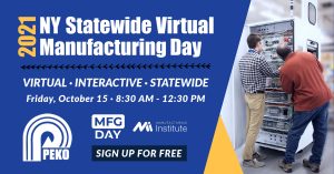 PEKO to participate in 2021 NY Statewide Virtual Manufacturing Day event