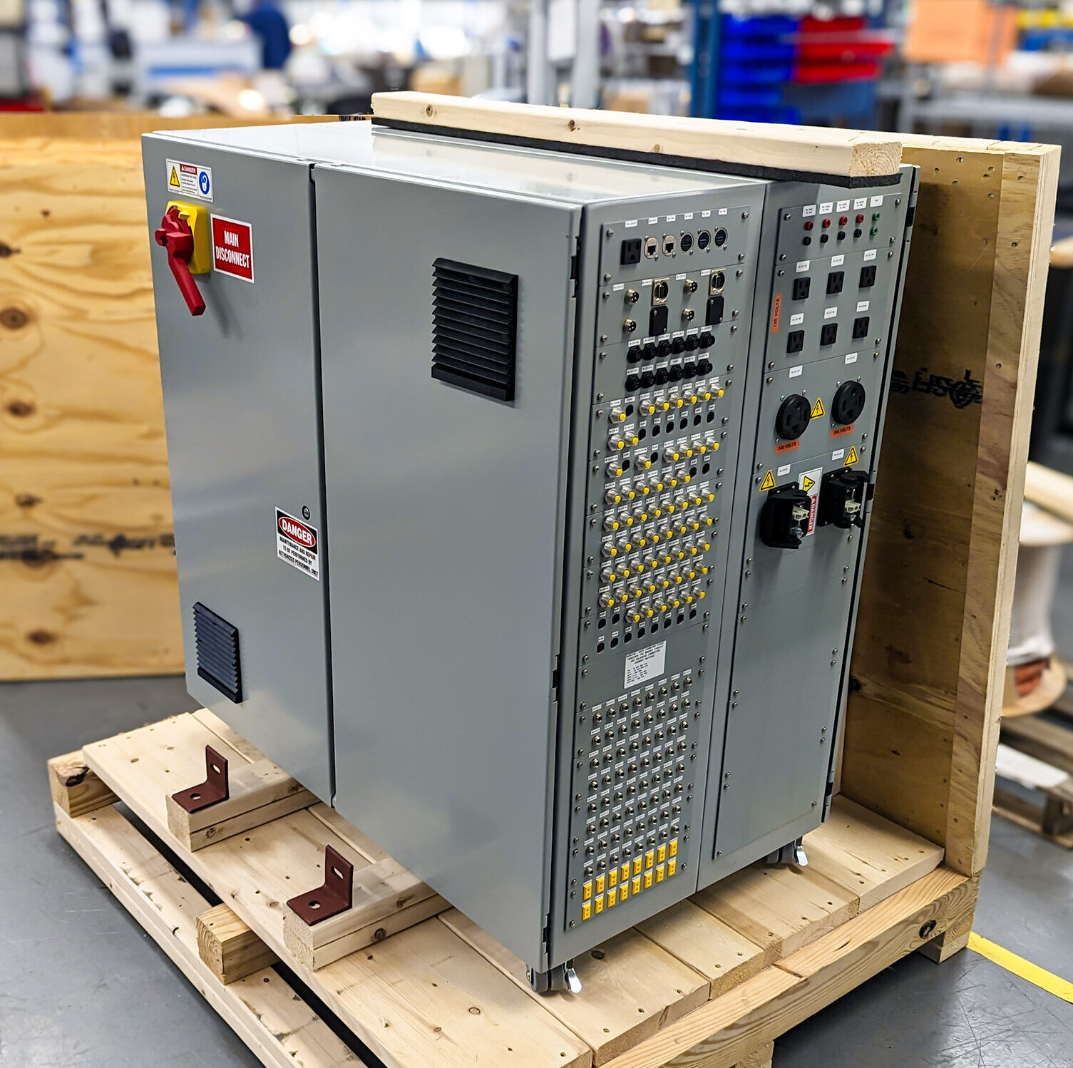 A custom-built electrical cabinet for one of PEKO's customer's alternative energy R&D project