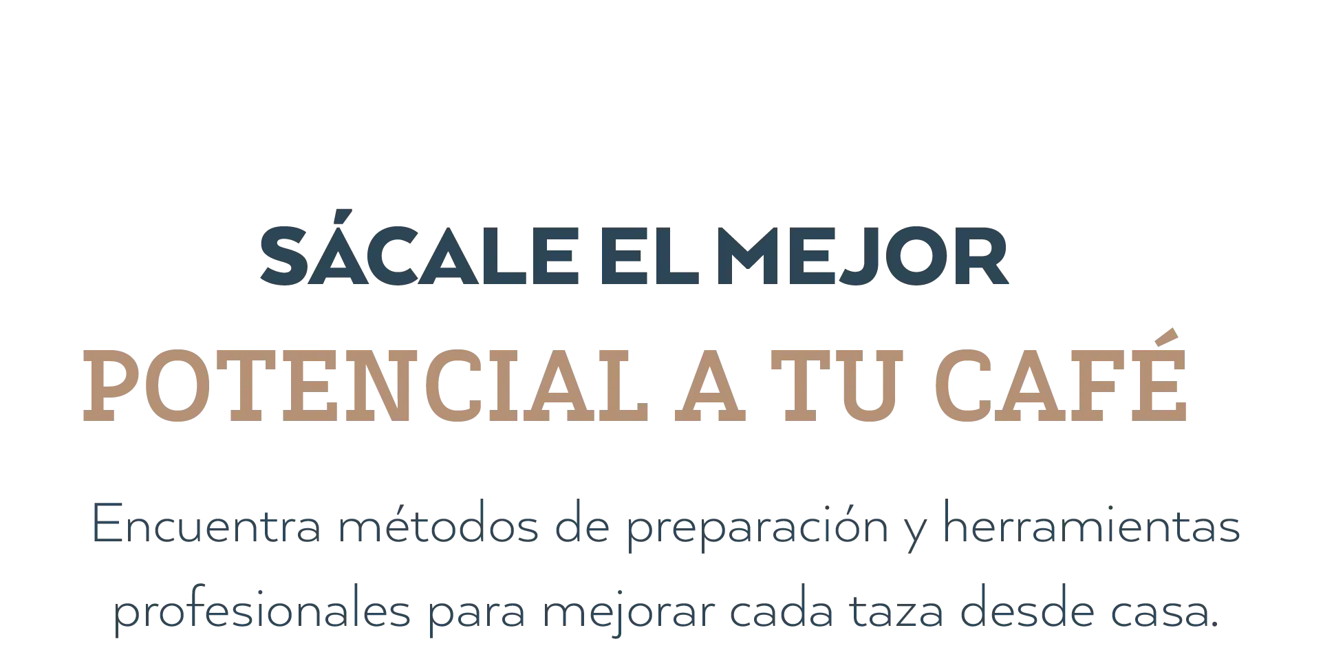 Café 18 | Herramientas de preparación