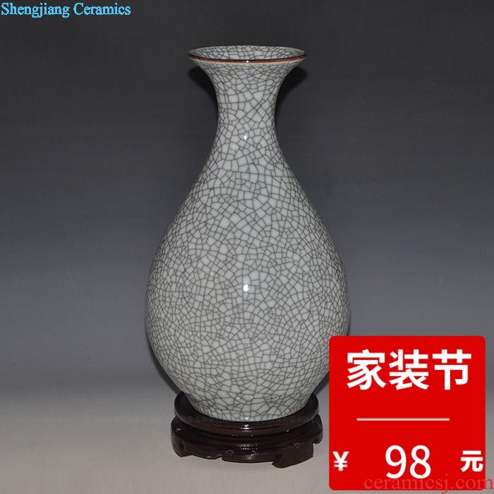 China jingdezhen ceramics safflower bottled act the role ofing is tasted furnishing articles study of home sitting room desktop craft porcelain decoration