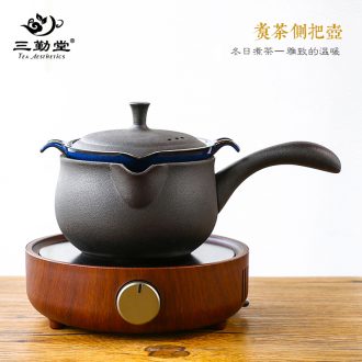 The three frequently your kiln ceramic flower flower Jingdezhen household act the role ofing is tasted kung fu tea tea furnishing articles S73025