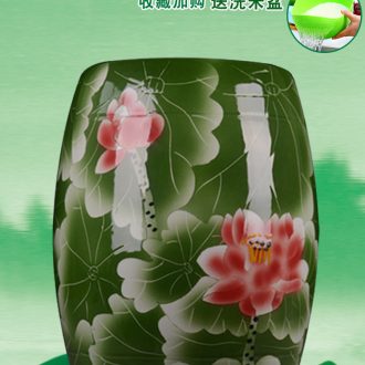 Jingdezhen ceramic jars bubble bottle with tap 5 jins of 10 jins 20 jins 30 how it sealed jars
