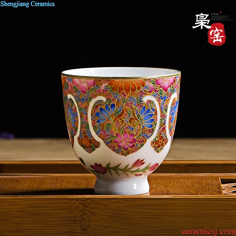 Jingdezhen hand-painted ceramic cups with a blue and white open hall bird sample tea cup personal cup pastel master cup single cup