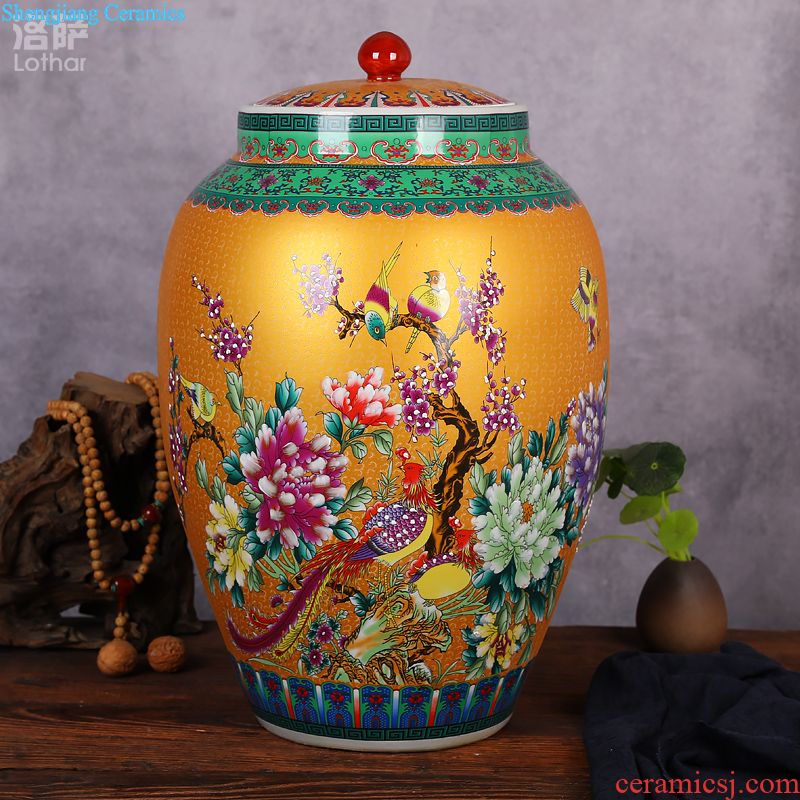 Jingdezhen ceramic hand-painted Japanese hot temperature wine pot clear wine set 6 piece warm wine hip suit can bring gift boxes