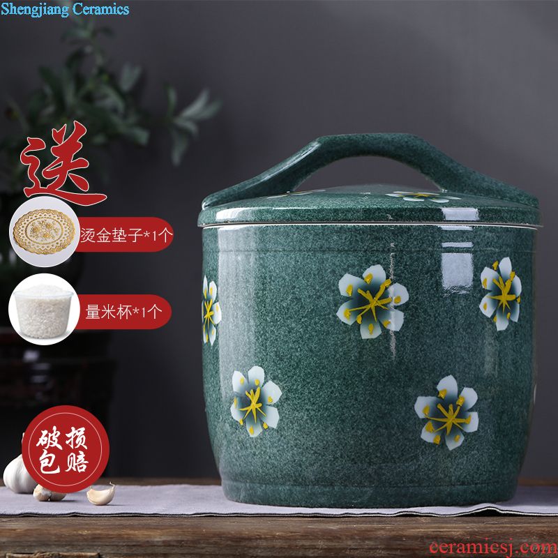 Pickle jar jingdezhen ceramic household small pickled pickles pickles seal storage tank sealing pickle jar