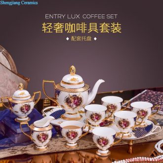 European contracted coffee cup of bone China tea tea tea sets creative household wedding gifts ceramic cups